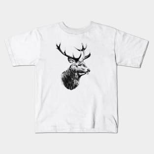 Deer portrait Kids T-Shirt